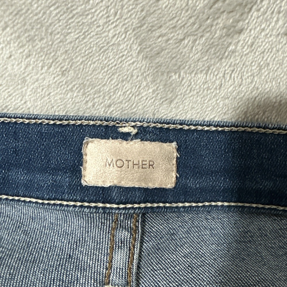 MOTHER The Mid Rise Dazzler Ankle Jeans Sweet & Sassy Wash Size 26 - Picture 3 of 10